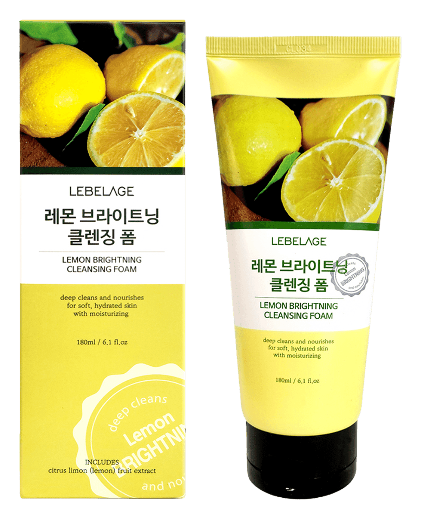 Lebelage Lemon Brightening Cleansing Foam
