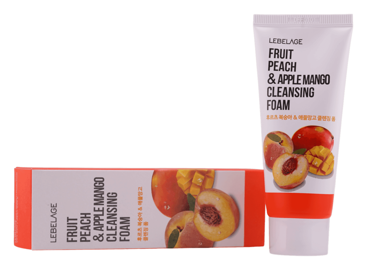 Lebelage Fruit Peach&Apple Mango Cleansing Foam