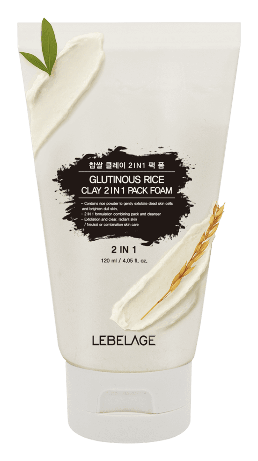 Lebelage Glutinous Rice Clay 2in1 Pack Foam